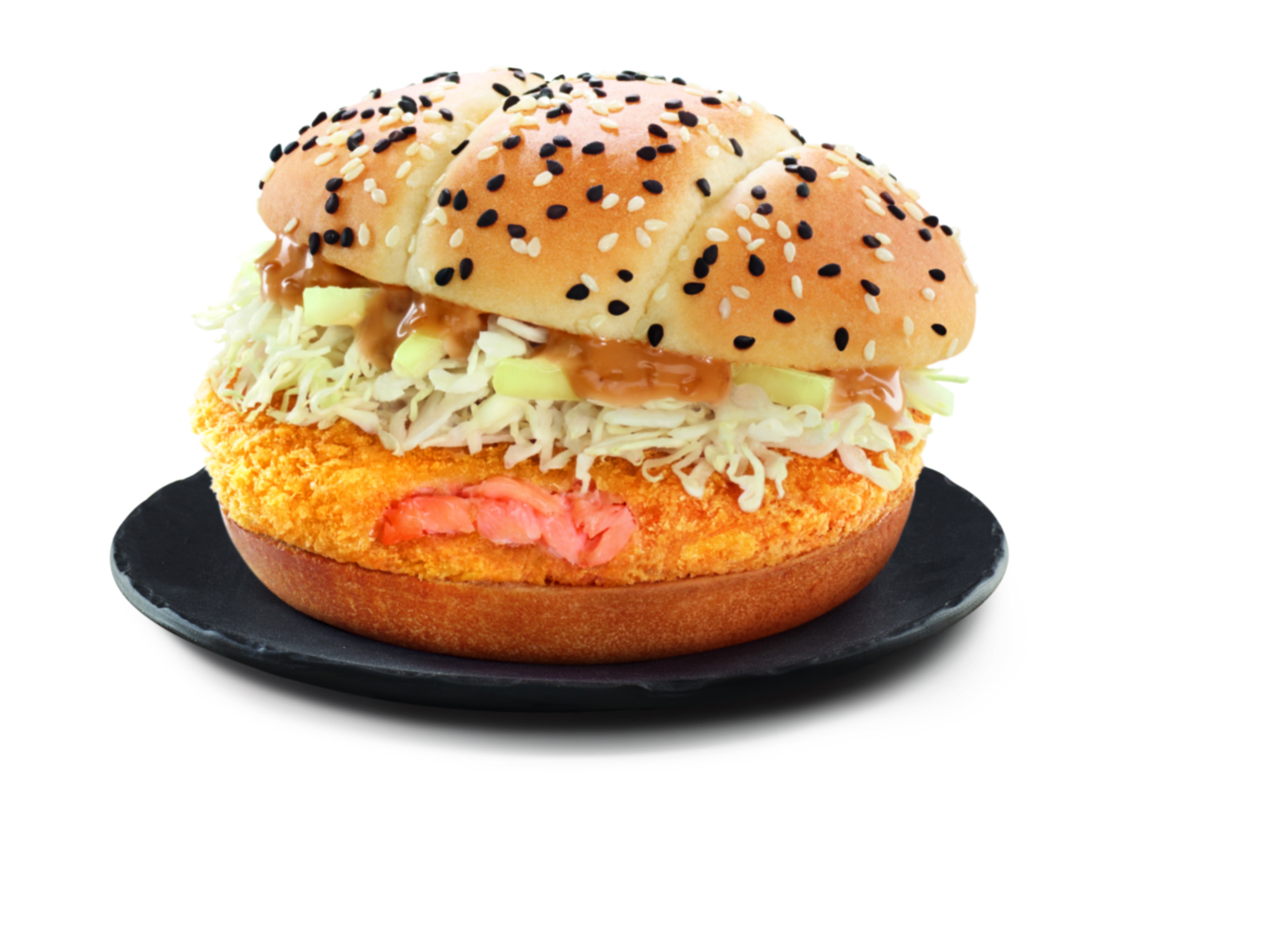 hokkaido salmon burger - hokkaido burger