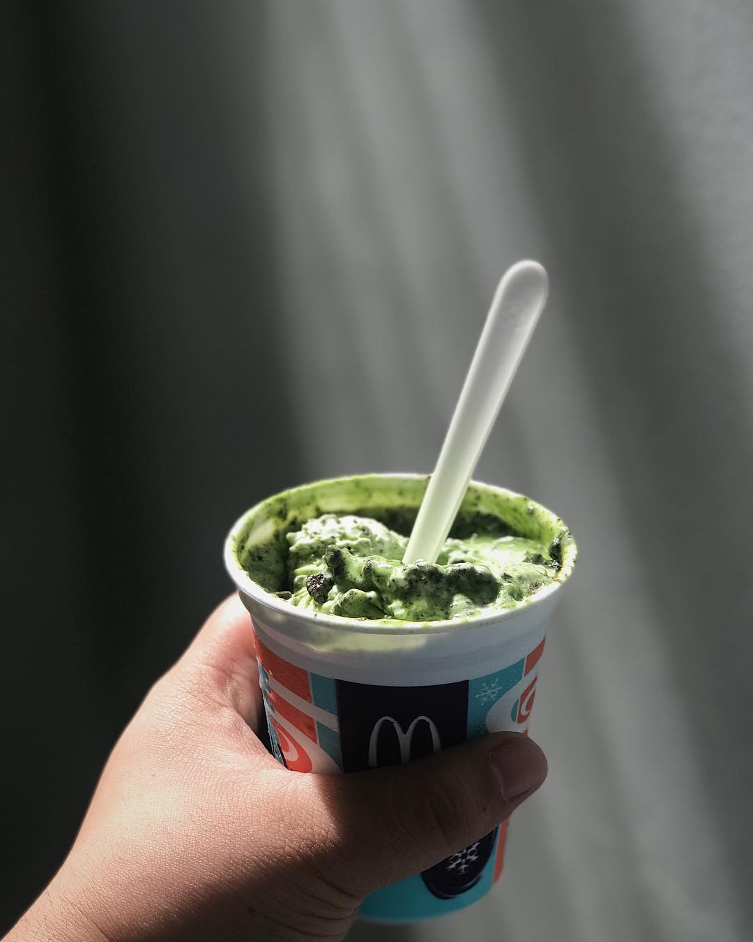 hokkaido salmon burger - matcha mcflurry