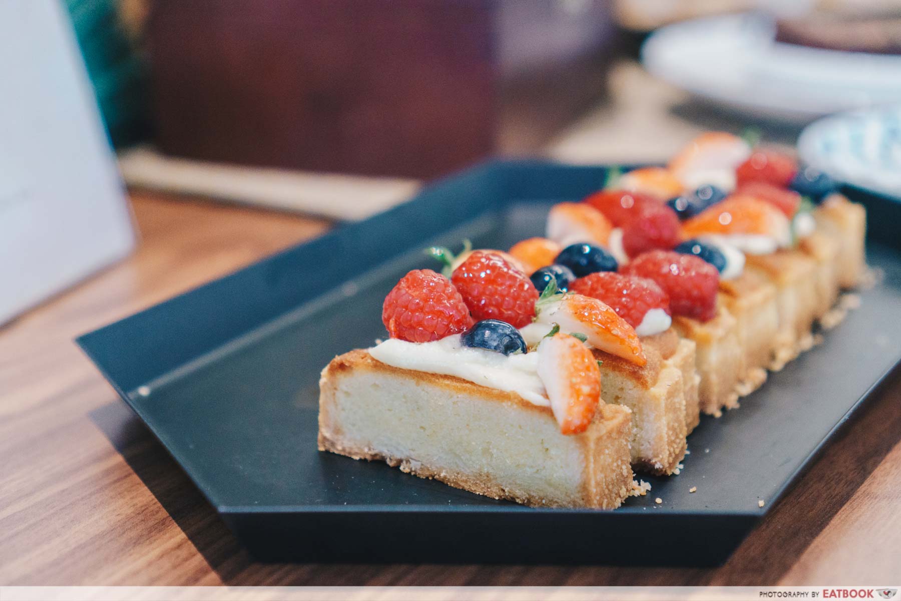 matcha dessert buffet strawverry tart