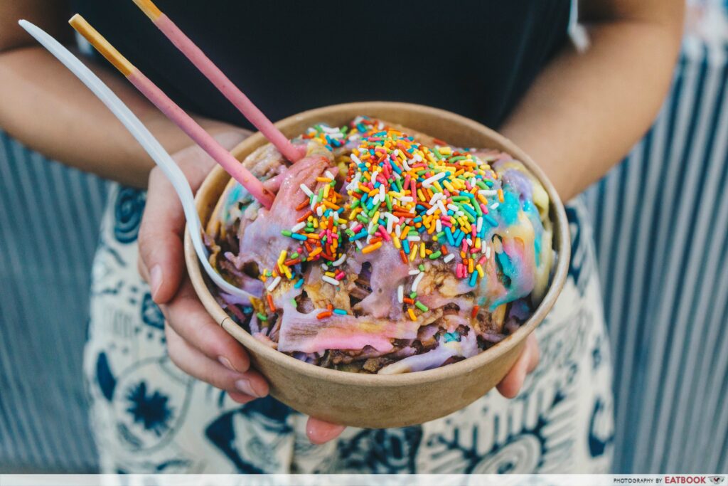 Ramadan Bazaar - rainbow taco)