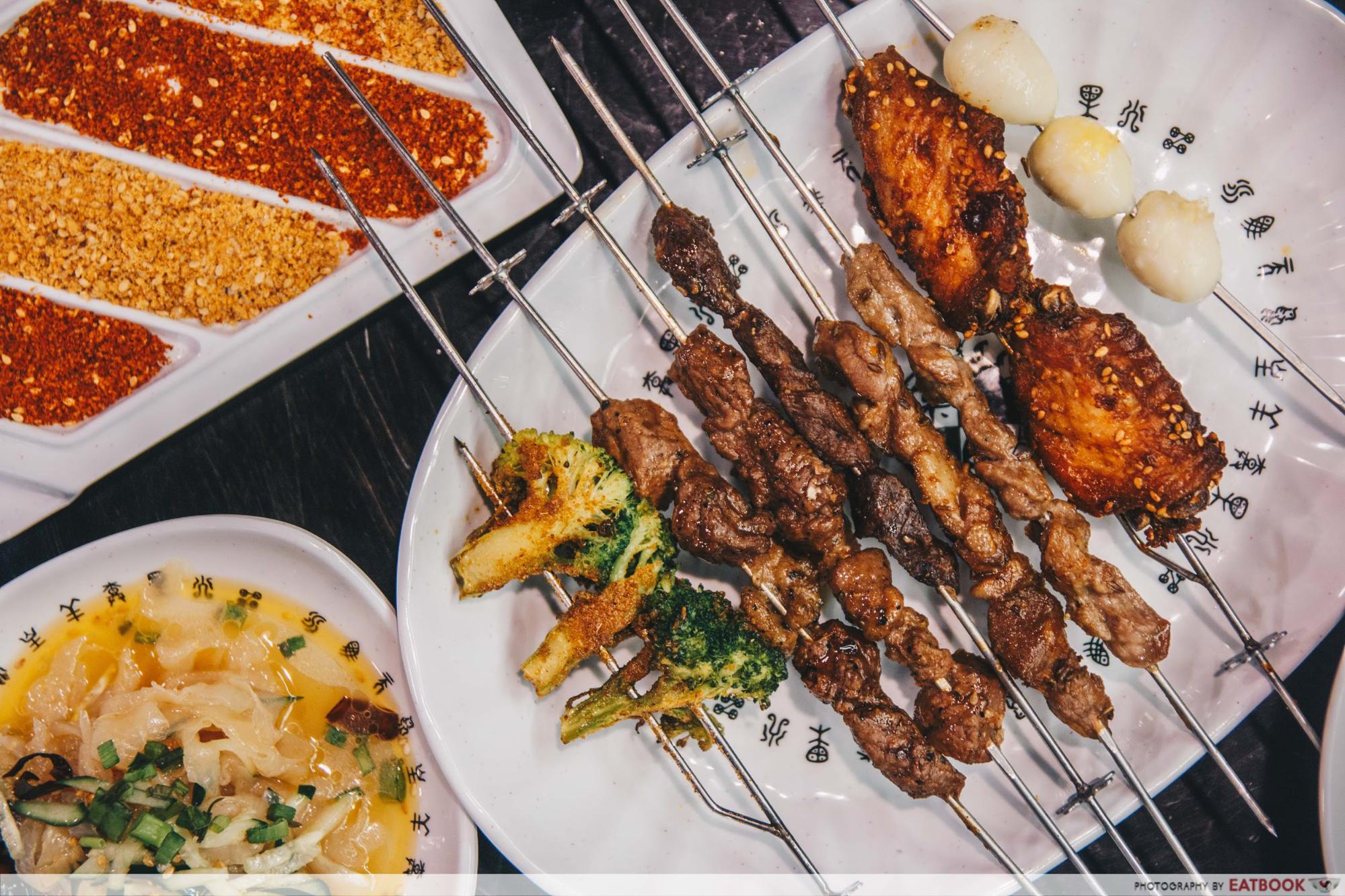 The Hungry Caveman Review Chinese Skewer Restaurant At Orchard With