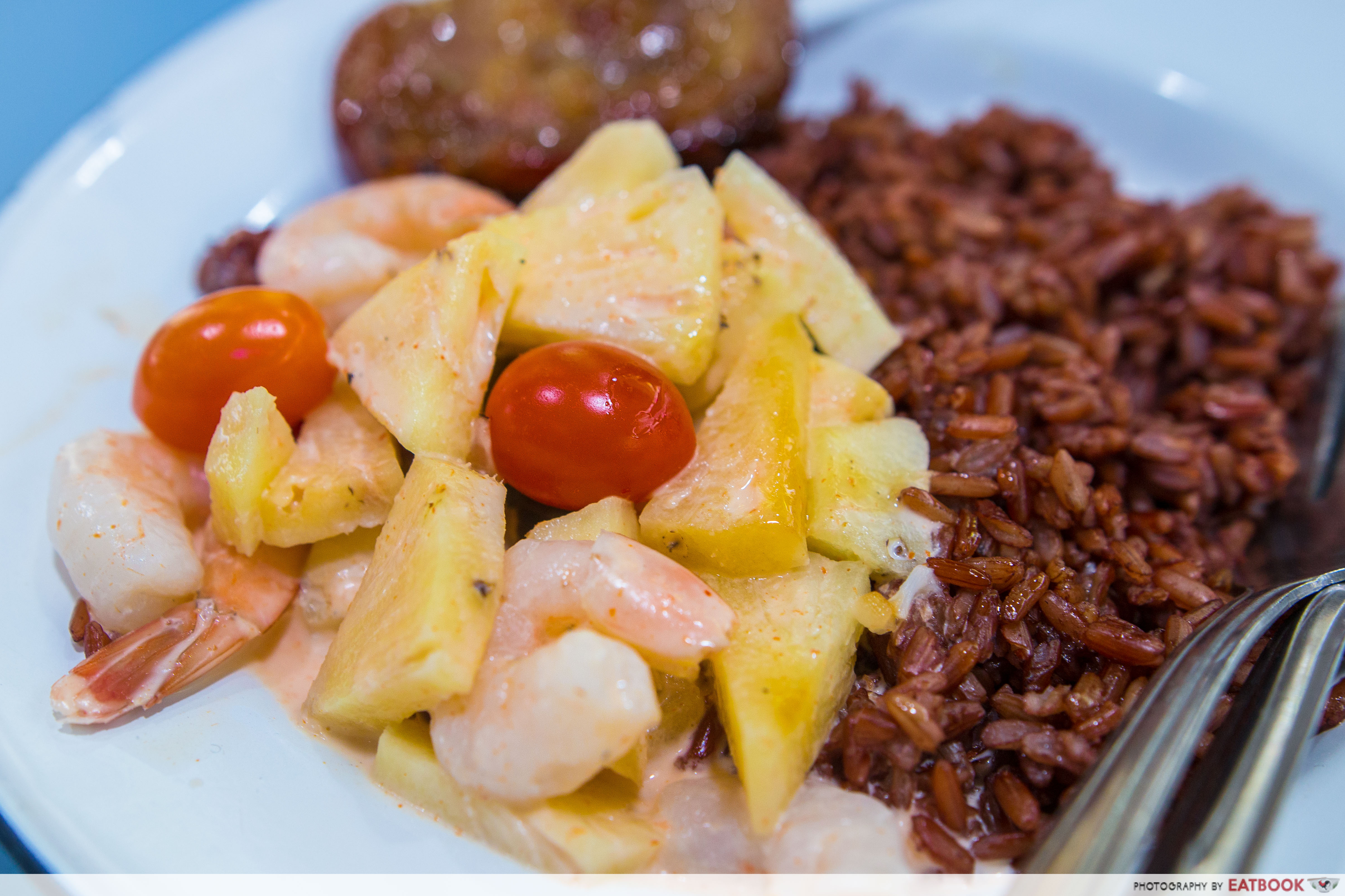 Basil & Mint - Pineapple Prawn Curry