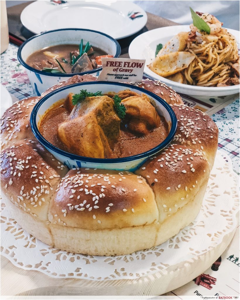 Durian curry puffs - Old Chang Kee Flower Bread