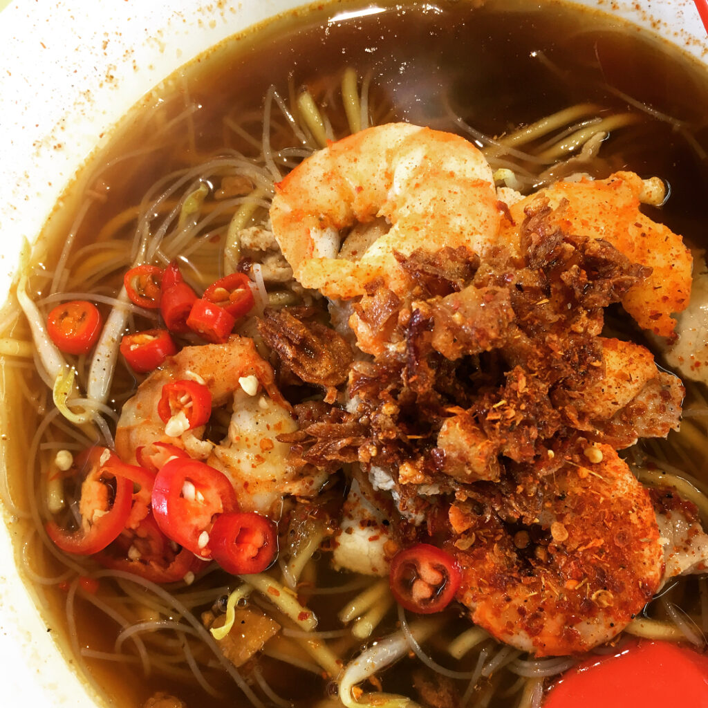 Little india food - prawn mee