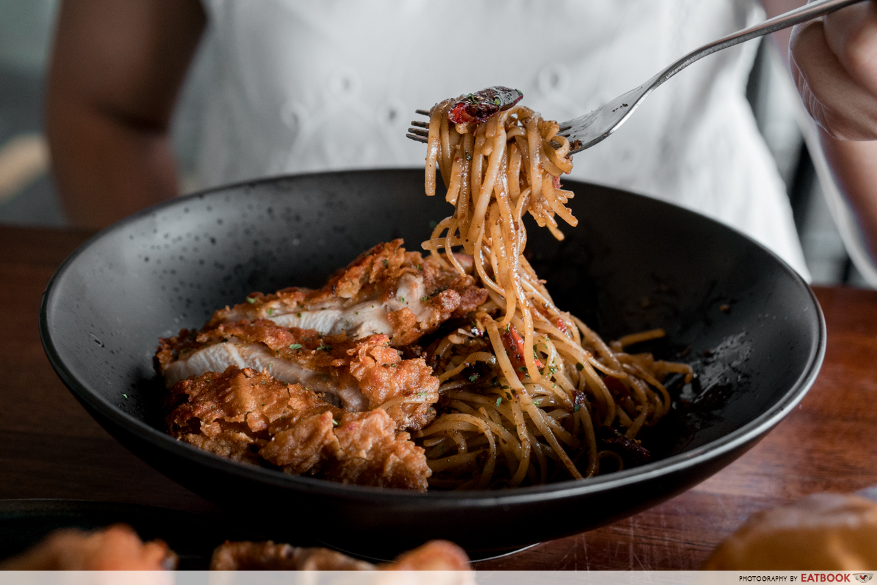 The Workbench Bistro Review Legit Three Levels Ma La Pasta Found At