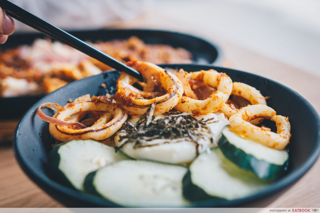 jiao cai hotplate - sambal sotong