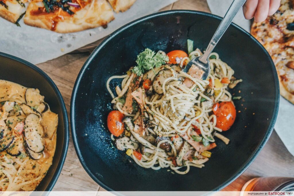 limited time dining deals maybank saute-san pasta