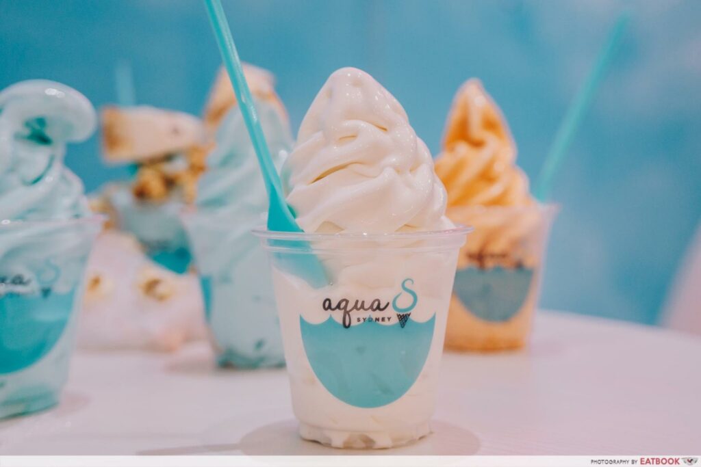 Aqua S Lychee Soft Serve