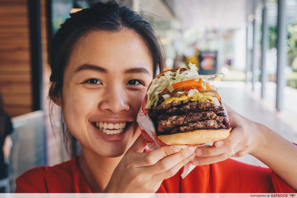 Fatburger Quad Burger