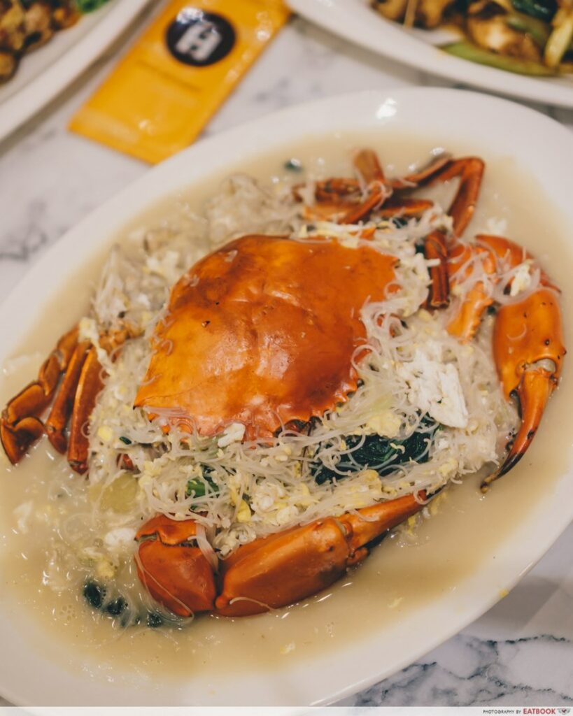 Seafood in the west white restaurant crab beehoon