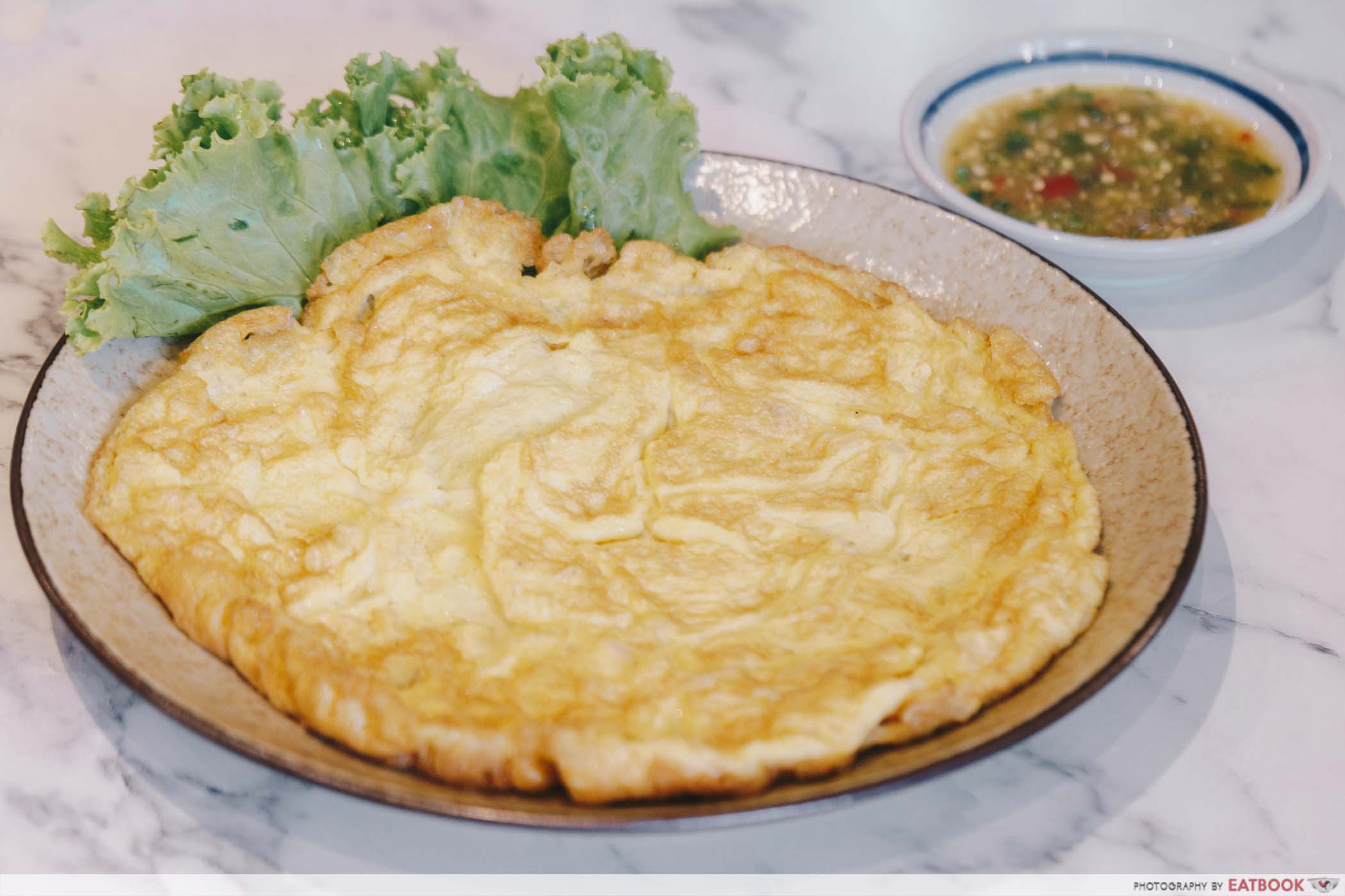 Bangkok Chicken Rice - Chai Poh Omelette