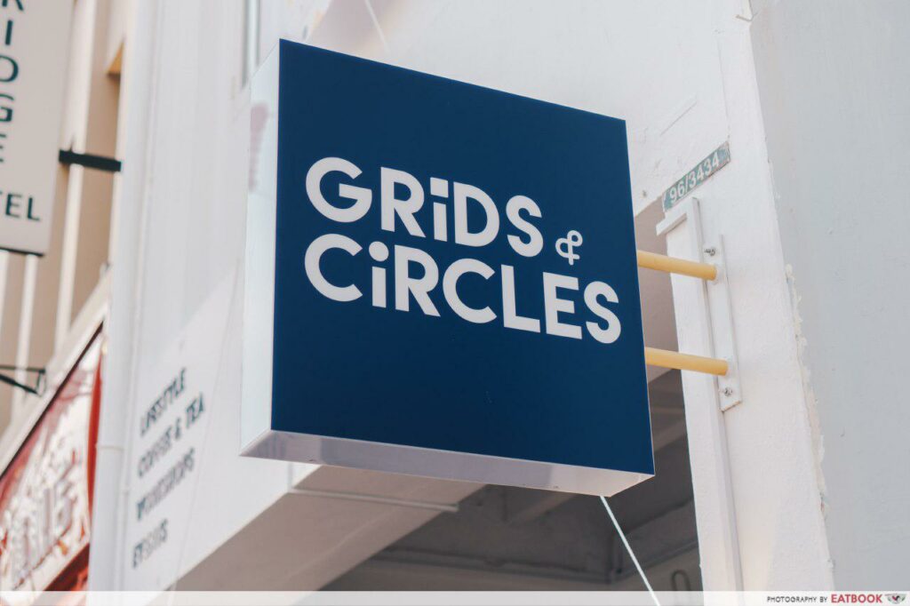 Grids and Circles signboard