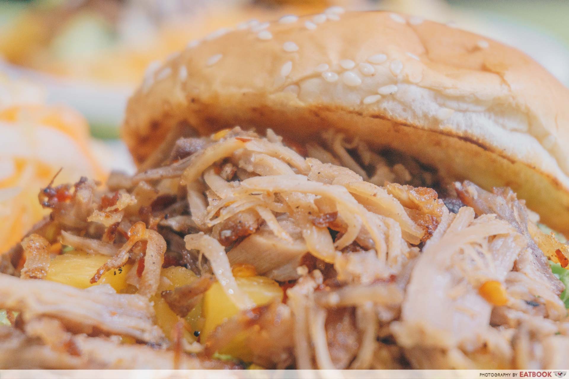 Oinkers & Buns - Pulled Pork Close Up