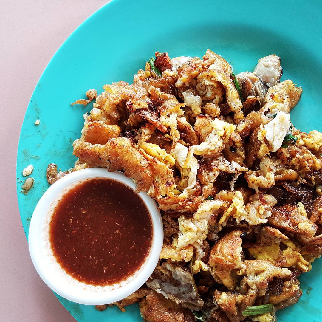 huat heng fried oyster omelette