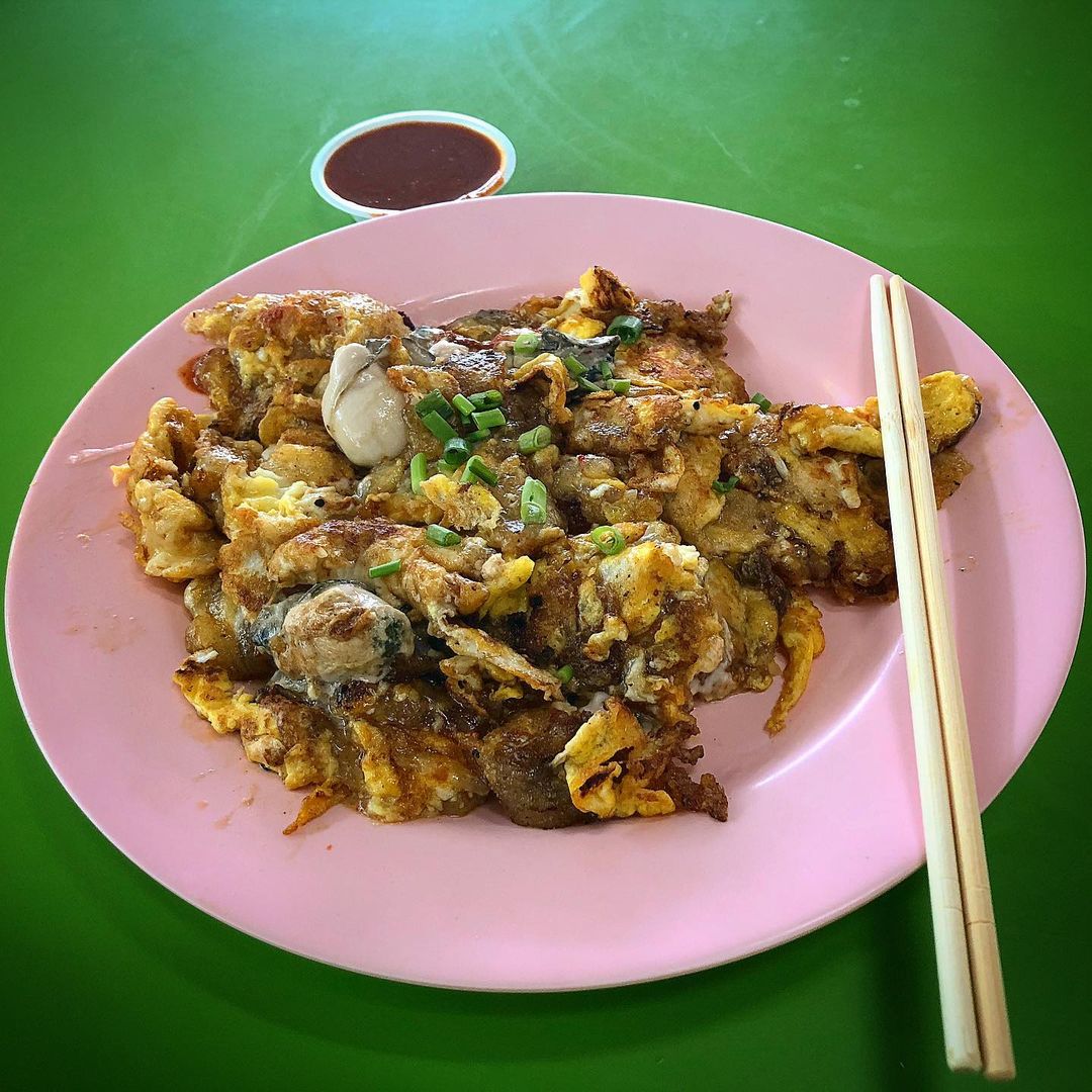 katong fried oyster omelette