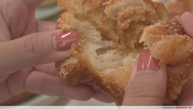 Bakery Brera - Peanut Butter Cruffin Gif