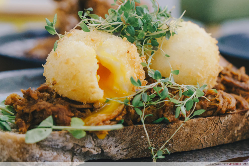 Earlybird Crumbed Eggs on Toast