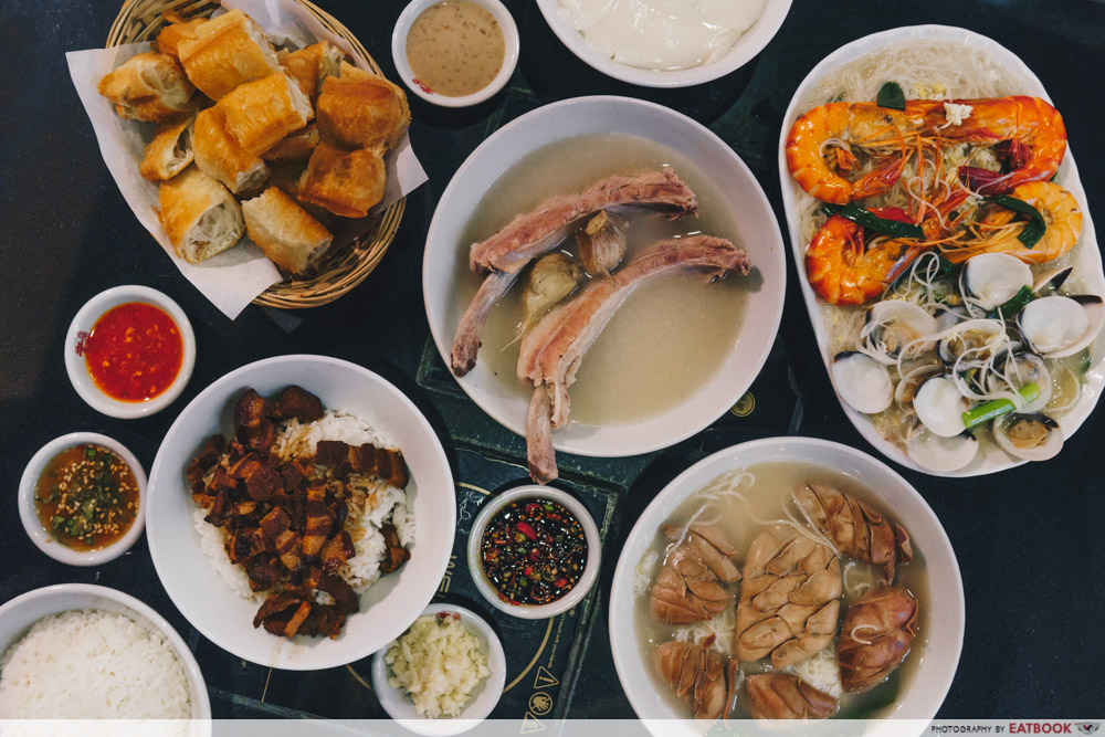 Famous Local Food Stores - Bak Kut Teh Flatlay