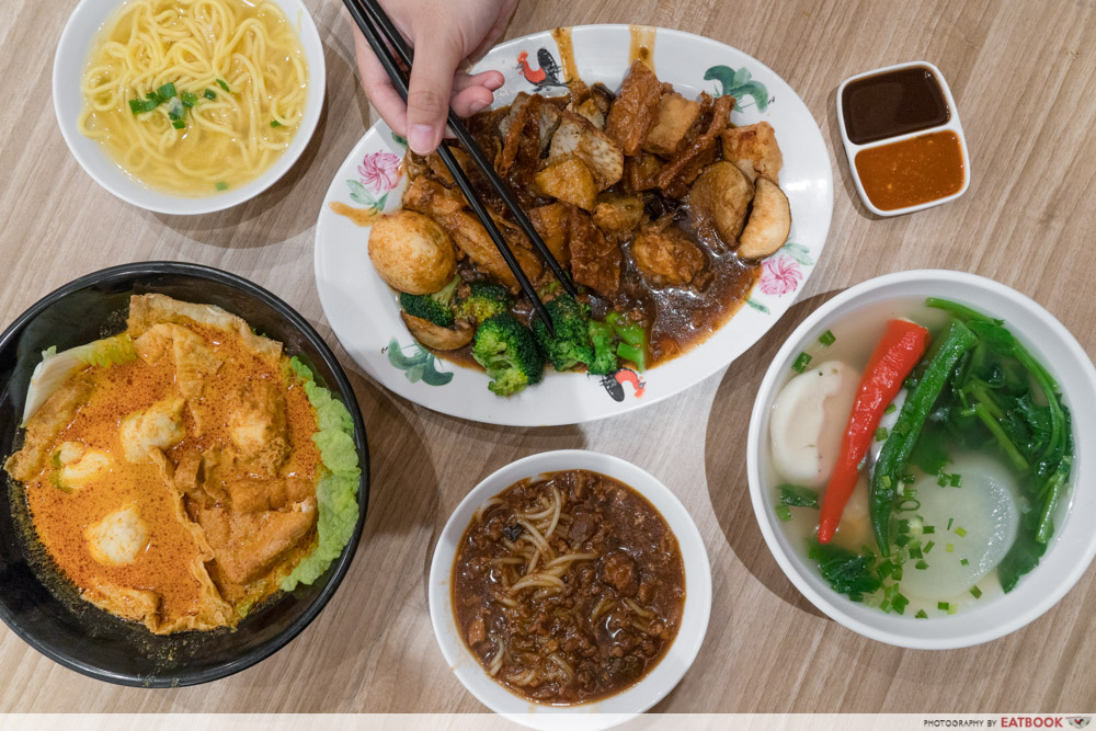 Famous Local Food Stores - Yong Tau Foo Flatlay