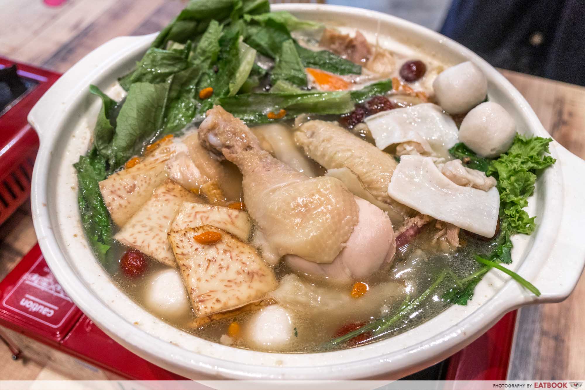 Fatbird - Chicken Stew in Pig's Stomach With Extra Ingredients