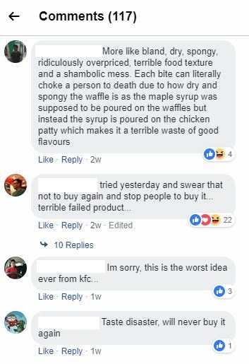 KFC Chicken Waffles - Feedback