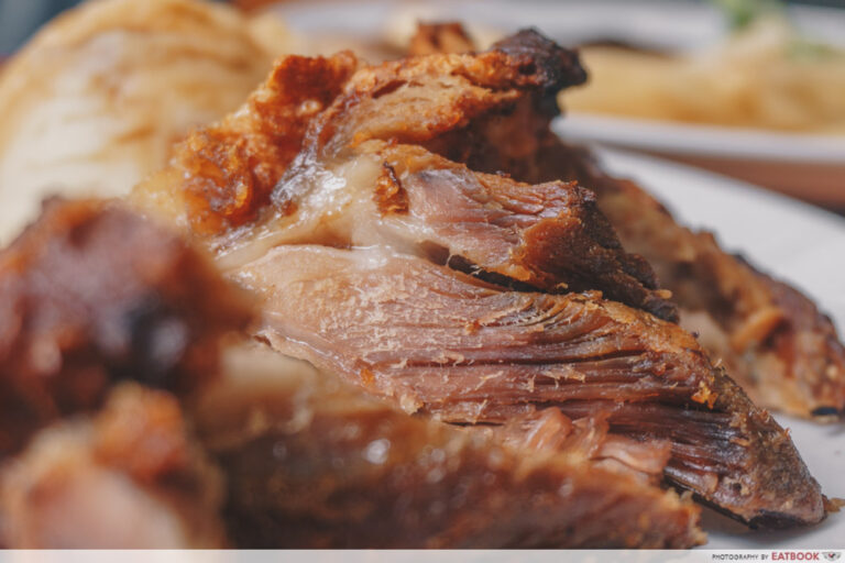 Knuckles Bistro Review Huge Portion Of Crispy Pork Knucle At 10 In