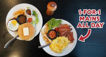 Get 1-For-1 Mains All Day At The Lazy Garden Cafe In City Square Mall