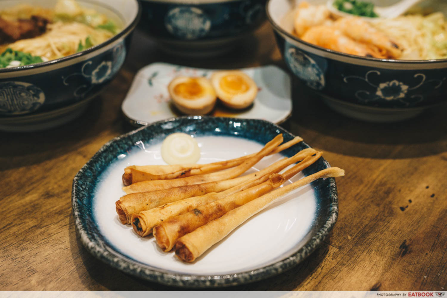 Le Shrimp Ramen - Twister Prawn Rolls