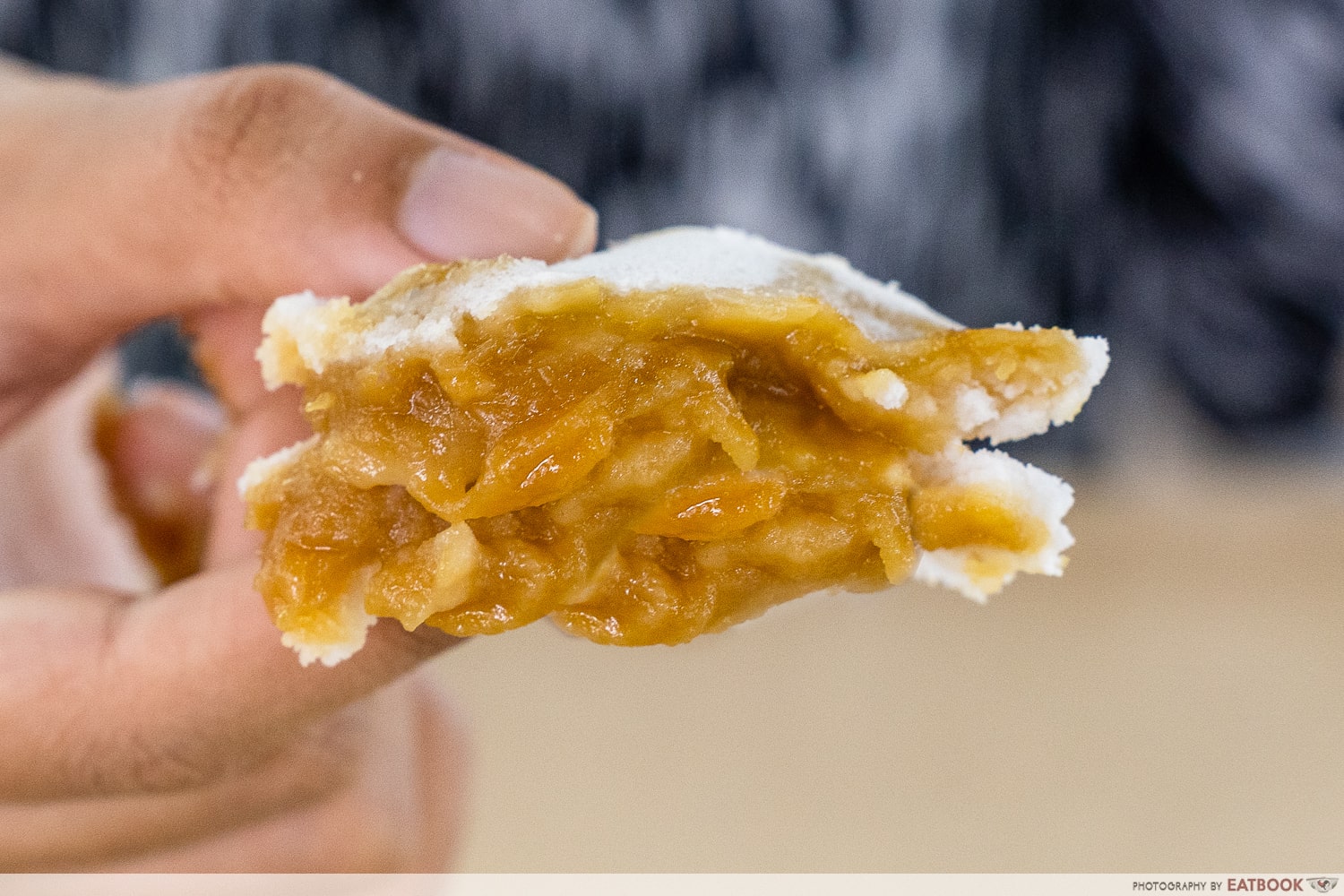 durian putu piring cross section