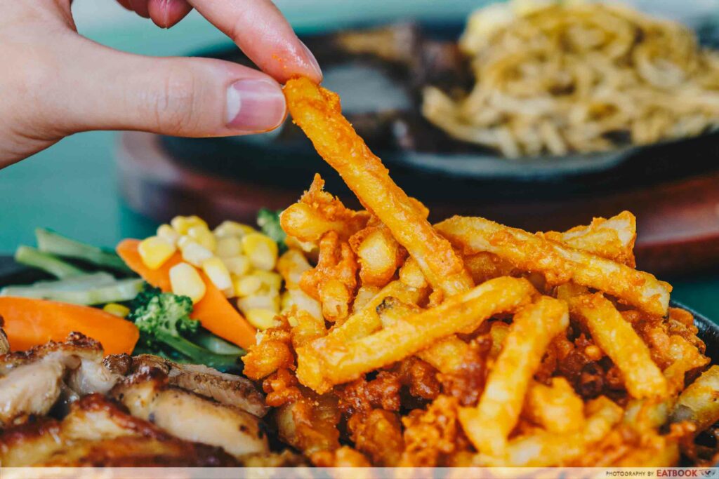 BIG BOYS Sizzling Review Cheap And Huge Chicken Cutlet and Mentaiko