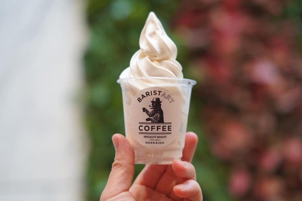 Baristart Coffee Hokkaido Biei Jersey Milk Soft Serve