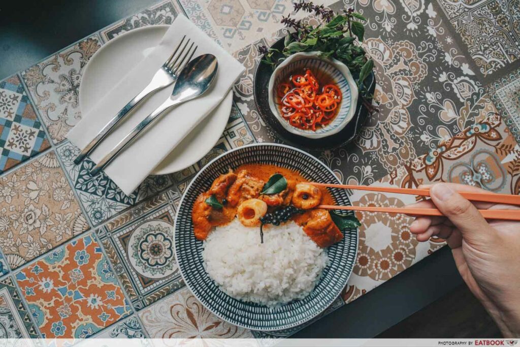 CHIJMES Coriander Leaf lunch set