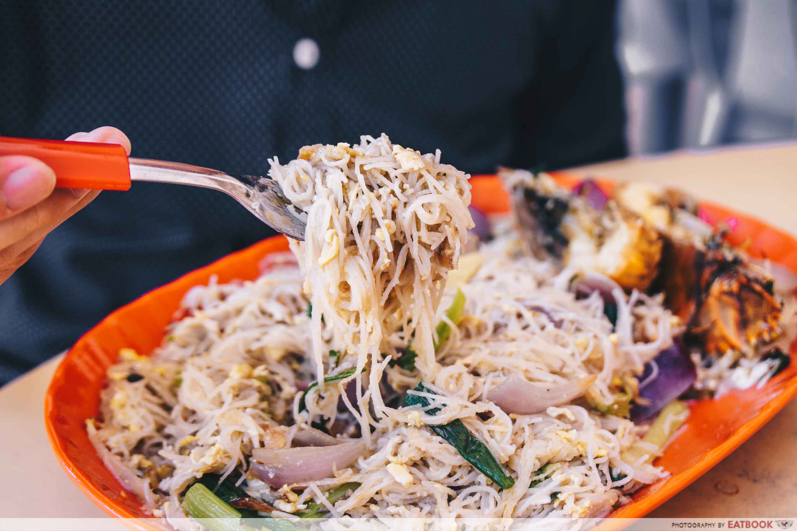 Jom Makan BBQ Seafood - White Bee Hoon Close Up