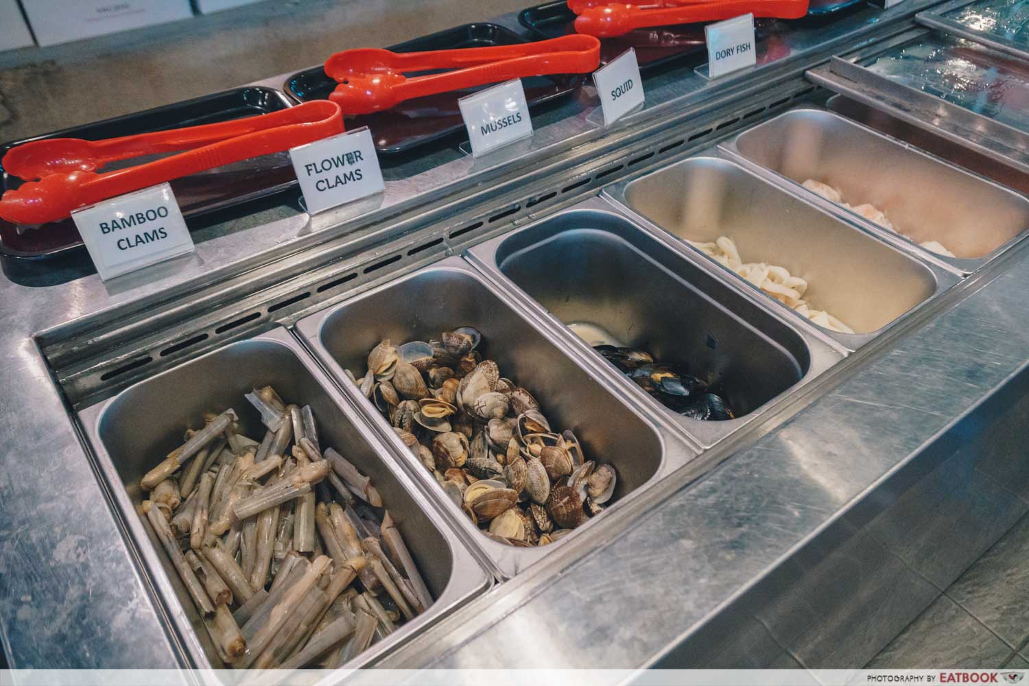 Kazan Steamboat - buffet counter