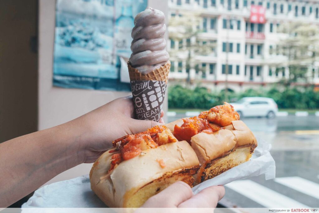 Lobsters & Ice Cream Review 20 Nett Mentaiko Lobster Roll And Seafood