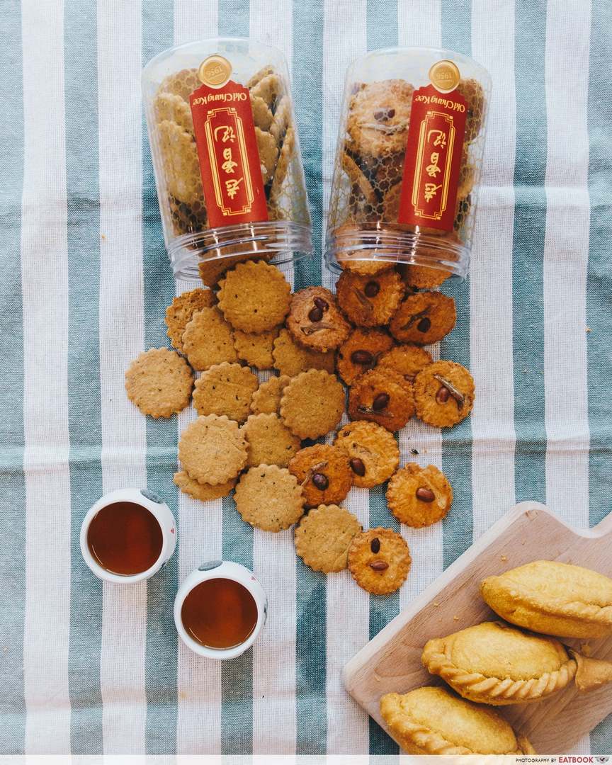 Old Chang Kee - cookies flatlay