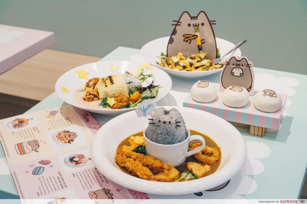 Pusheen x Kumoya Cafe Review: Cat-Themed Green Tea Buns ...