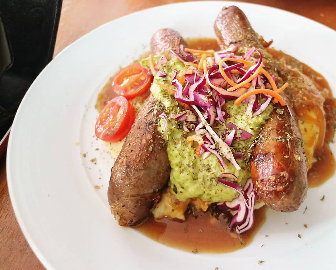 london dishes the mad sailors bangers & mash