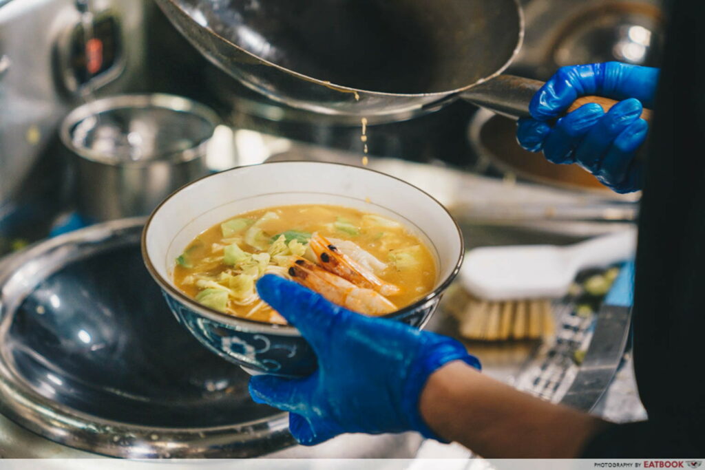 new restaurants january shrimp ramen