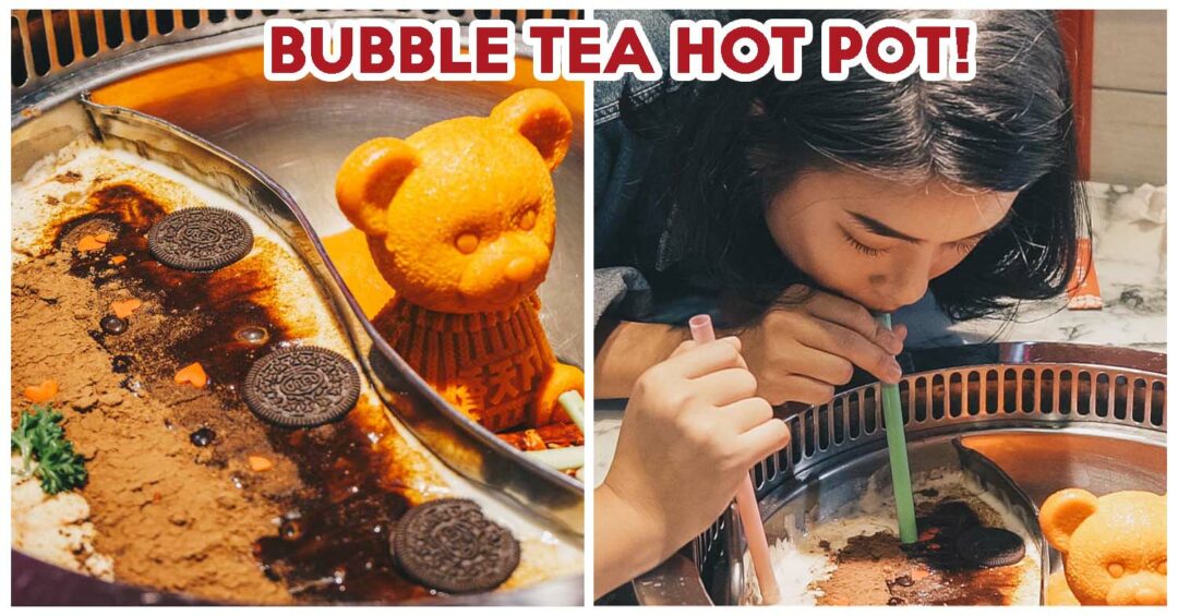 Bubble tea hot pot