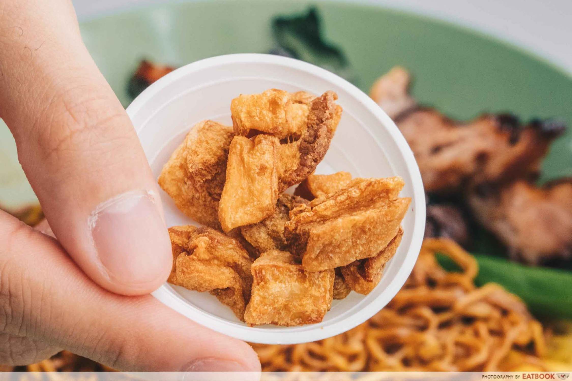 Cantonese Delights - Fried Pork Lard Closeup