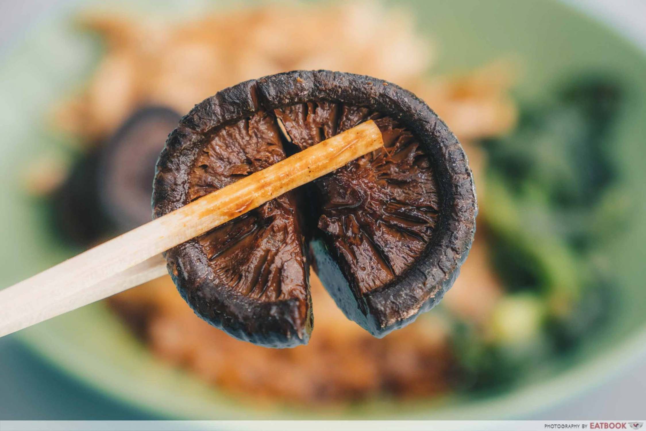 Cantonese Delights - Shiitake Mushroom Closeup