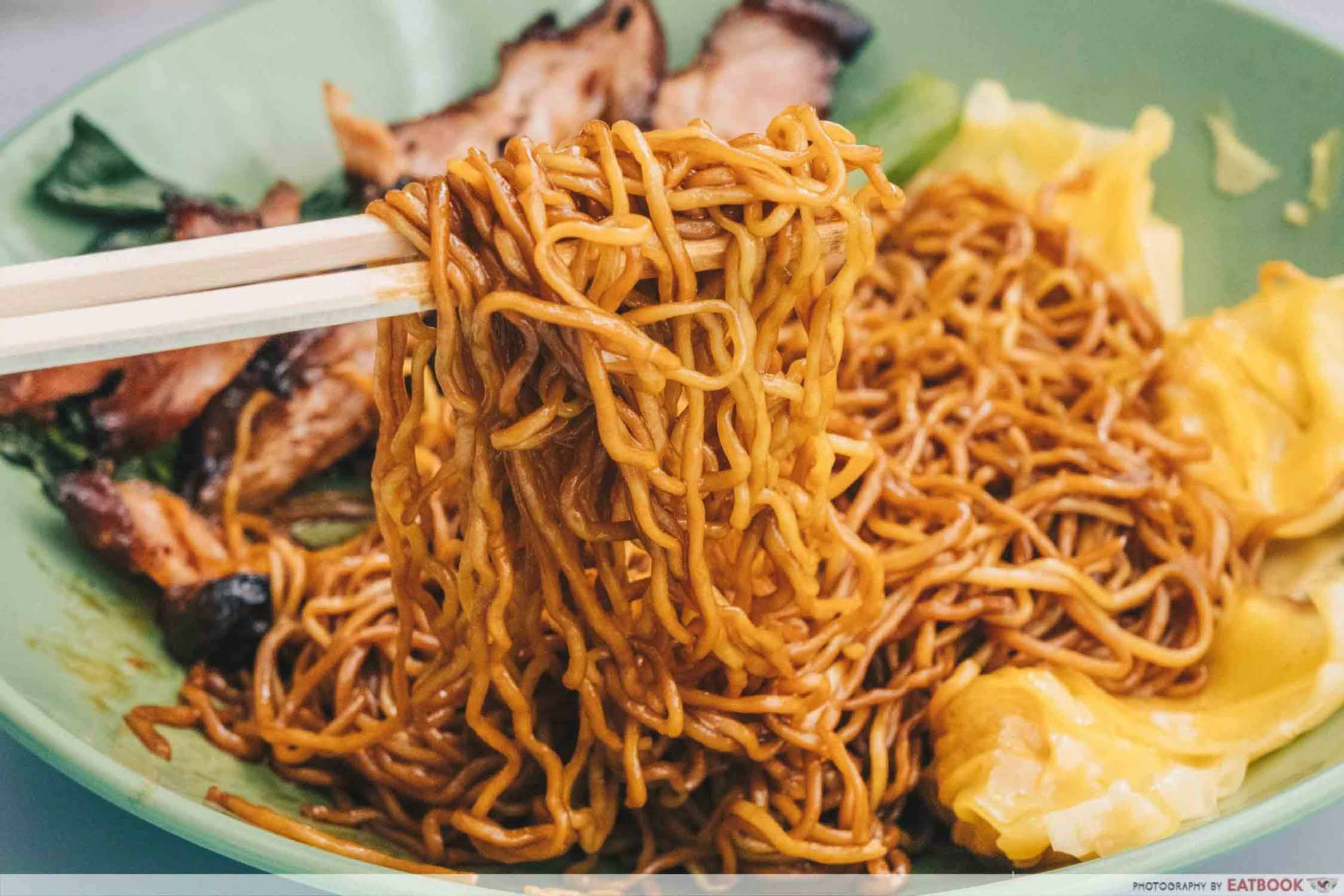 Cantonese Delights - Wonton Mee Noodles Closeup