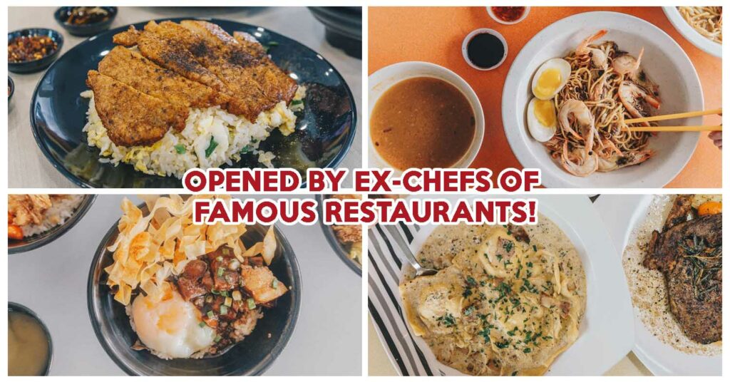 Hawker stalls by ex chefs