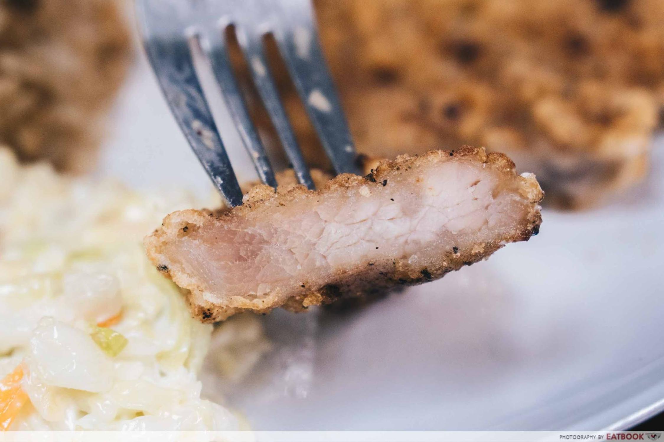 Supreme Pork Chop Rice - Pork Chop Batter Closeup