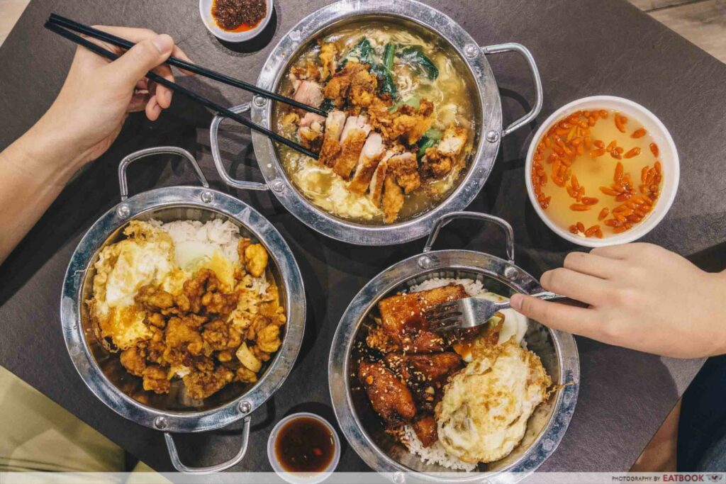 Ya Fu Mini Wok Review Crispy Chicken Cutlet Hor Fun And Salted Egg