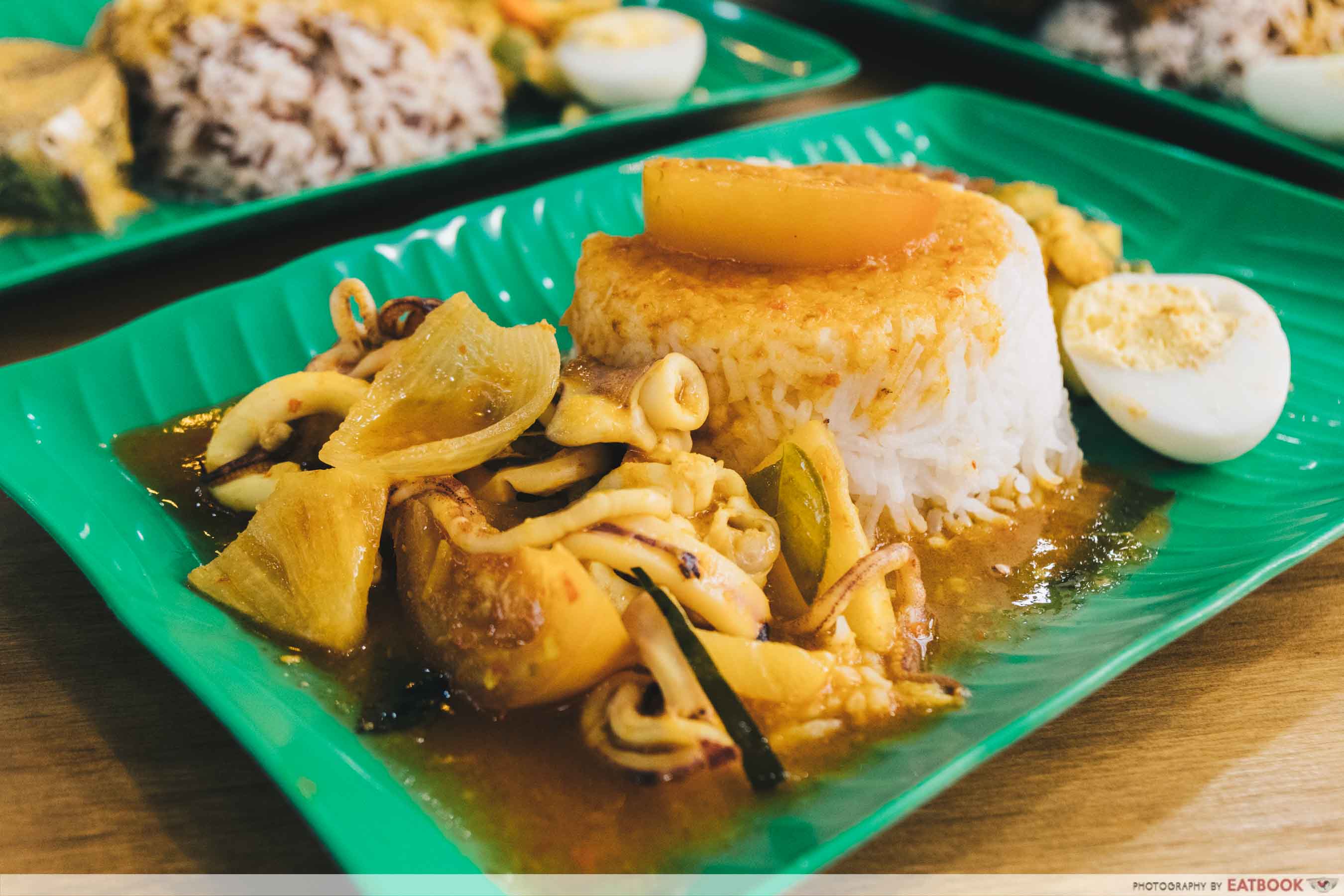 Yes Nasi Kukus nasi kukus with sambal sotong