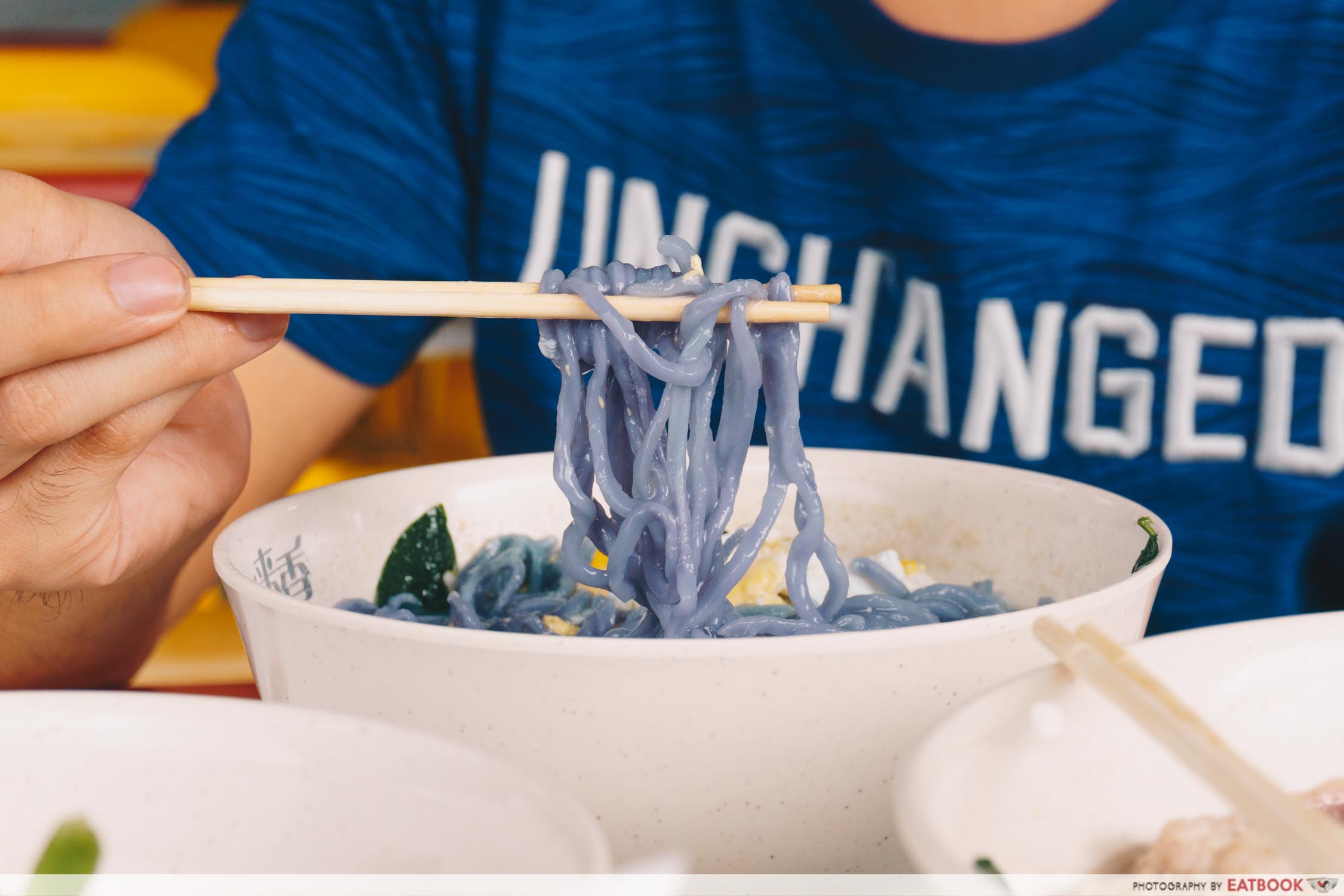 Yue Lai Xiang Butterfly Pea You Mian Closeup