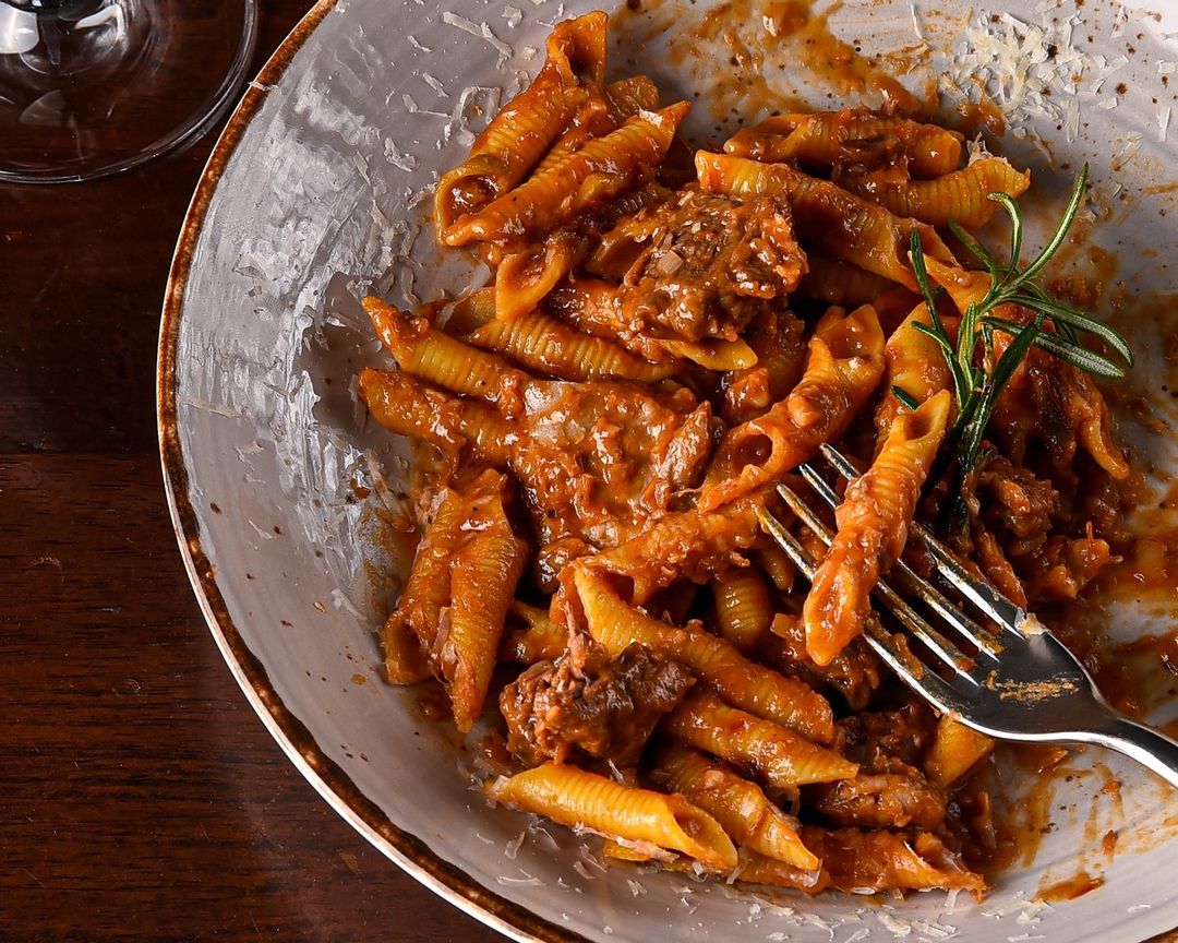 lino restaurant - lamb ragu garganelli