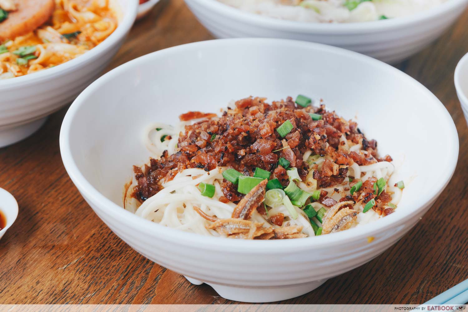 yobanmian bak kwa you mian close up